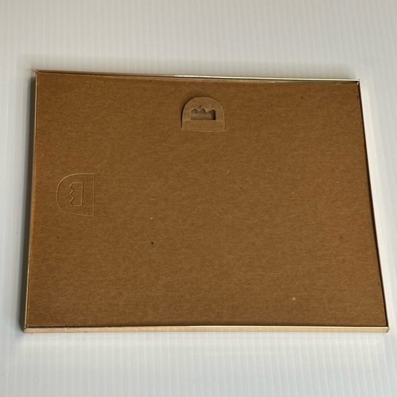 80s Gold Foil Art Etching Sailboat Pirate Ship Sea Picture Framed 10x8 - Picture 4 of 6